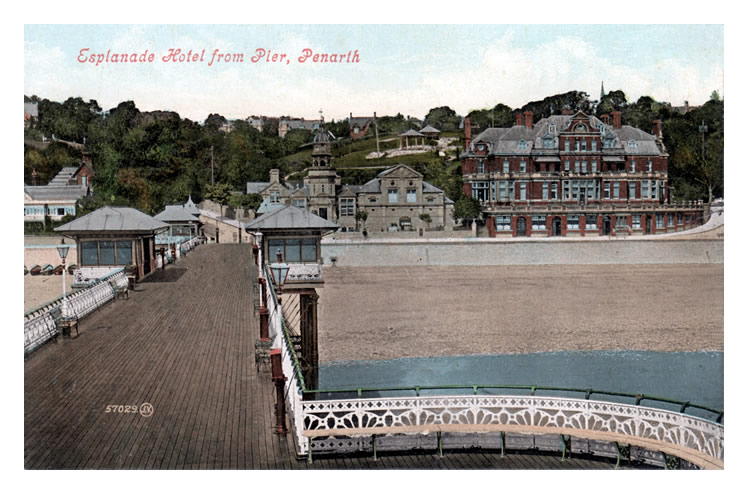 Esplanade Hotel from Pier, Penarth