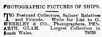 Photographic Pictures of Ships