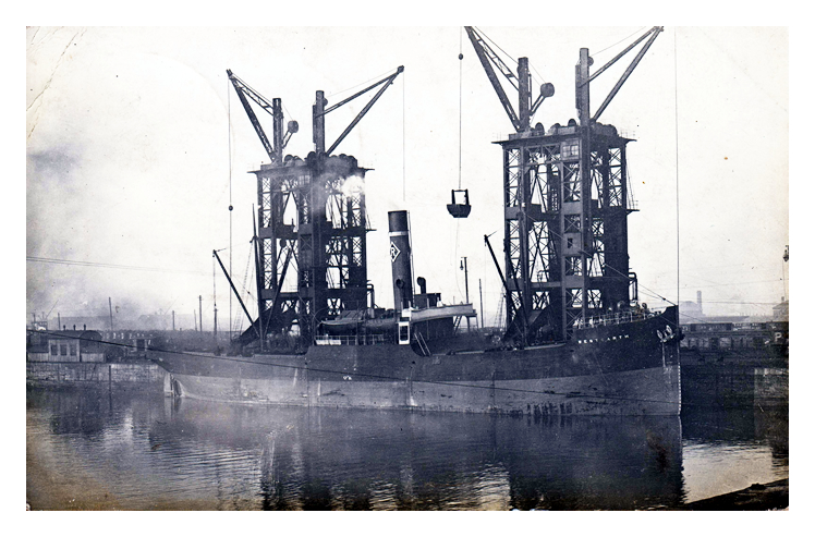 s.s. 'Westgarth' - Another Wehrley postcard of the R. & J. H. Rea, Liverpool, vessel at Nos. 19 and 20 coal tips in Penarth Dock.