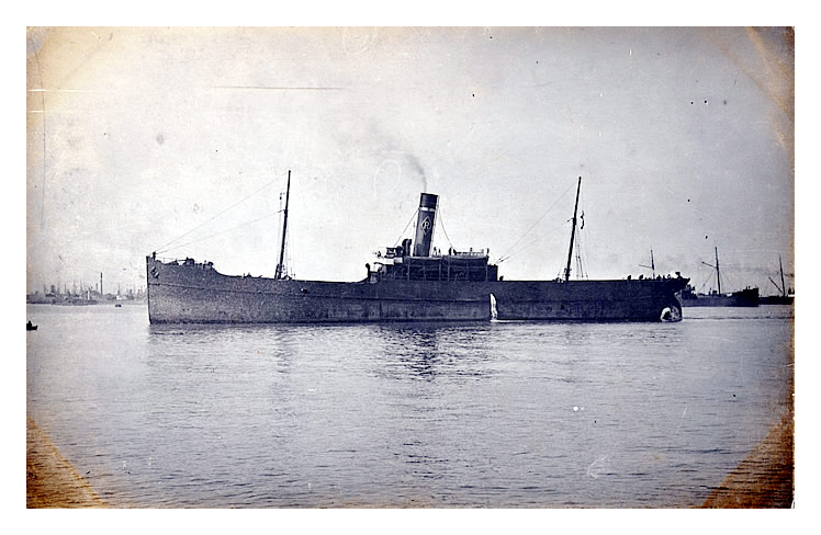 s.s. 'Westgarth' - A Wehrley postcard of the R. & J. H. Rea, Liverpool, vessel off Penarth with Cardiff Docks distant.