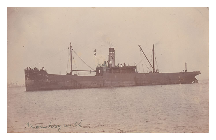 s.s. 'Monksgarth' - A Wehrley postcard of the R. & J. H. Rea, Liverpool.