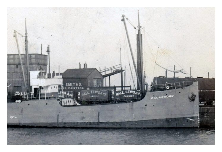 s.s. 'Cedarwood' as photographed by George Wehrley.