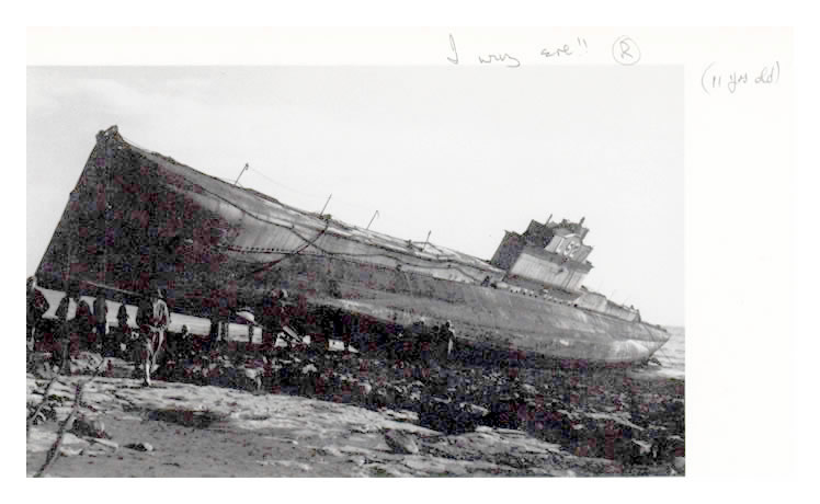 L52 aground at Sully - 1935