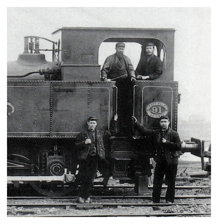 TVR 0-6-0T locomotive No.91.