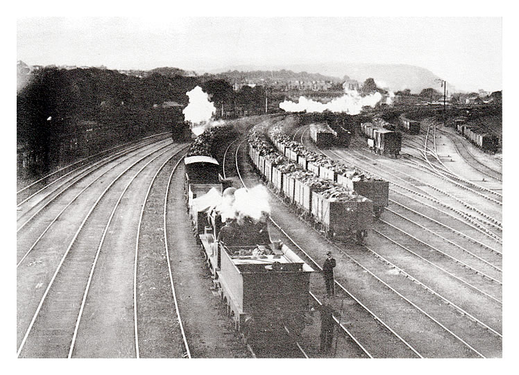 The TVR and the Coal Trade - A busy day at Penarth Junction, Radyr 