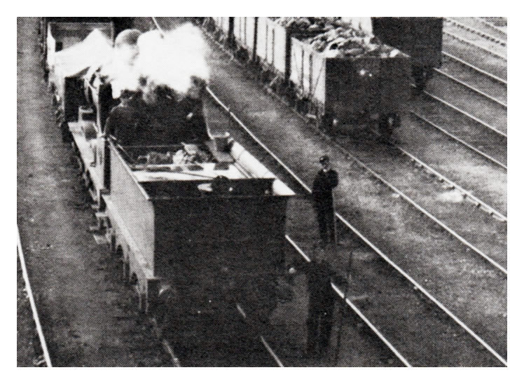 A busy day at Penarth Junction, Radyr - photographed by H.J.B. Wills in 1907