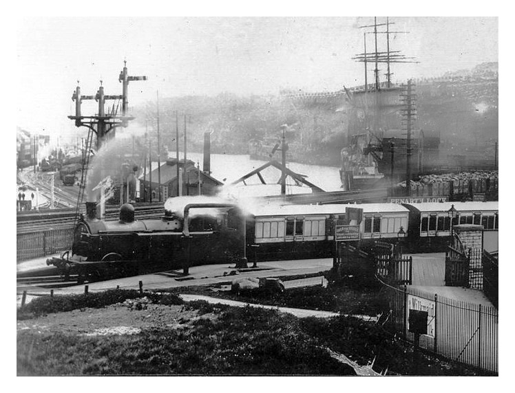 Penarth Dock Station c.1905.