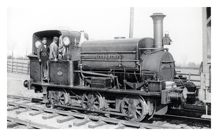The 0-6-0 saddle tank locomotive named 'Penarth'.