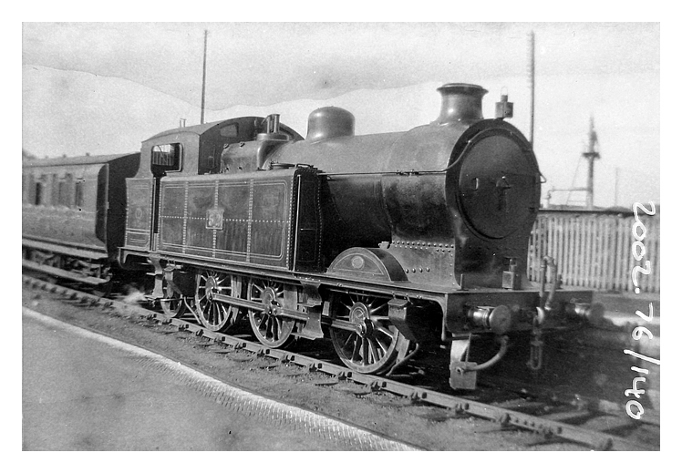 Taff Vale Railway 0-6-2T Class 'A' locomotive number 52 at Penarth Dock.