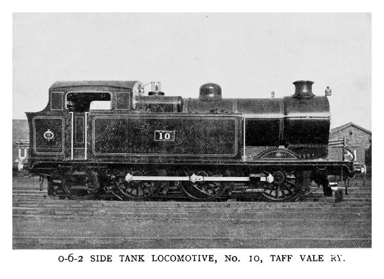0-6-2 - 1915 - Six-Coupled Radial Tank Engines, Taff Vale Ry.