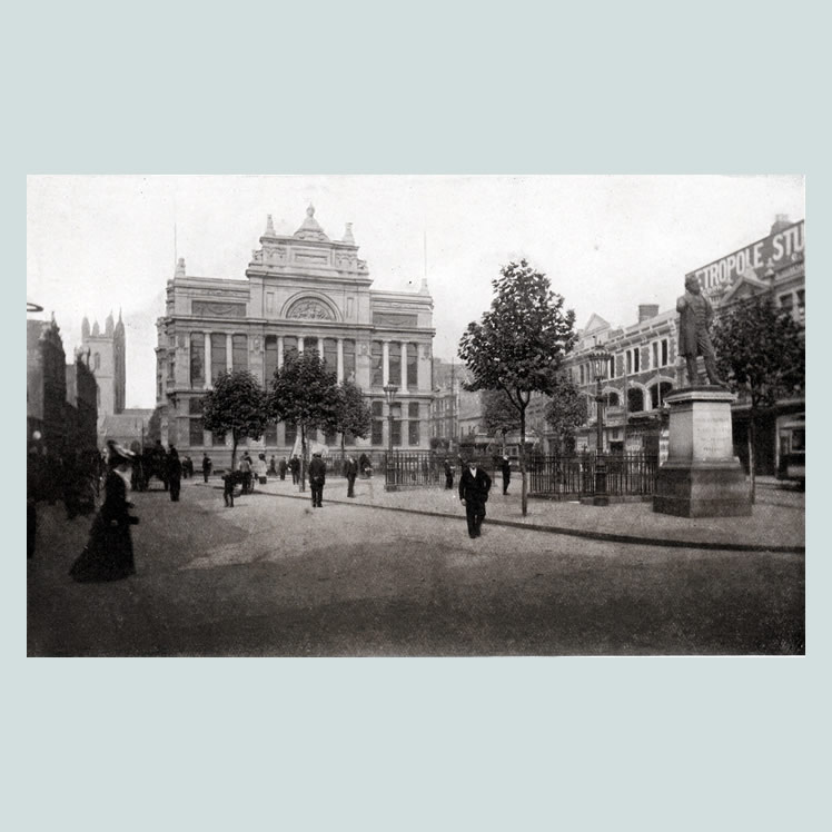 The Free Library from 107 Views of Cardiff and District