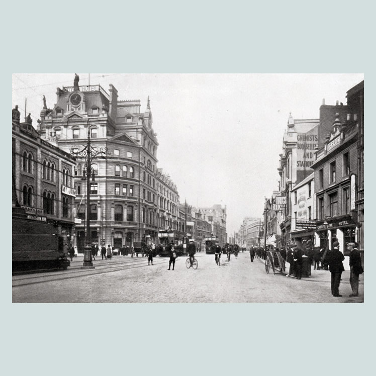 St. Mary's Street from 107 Views of Cardiff and District