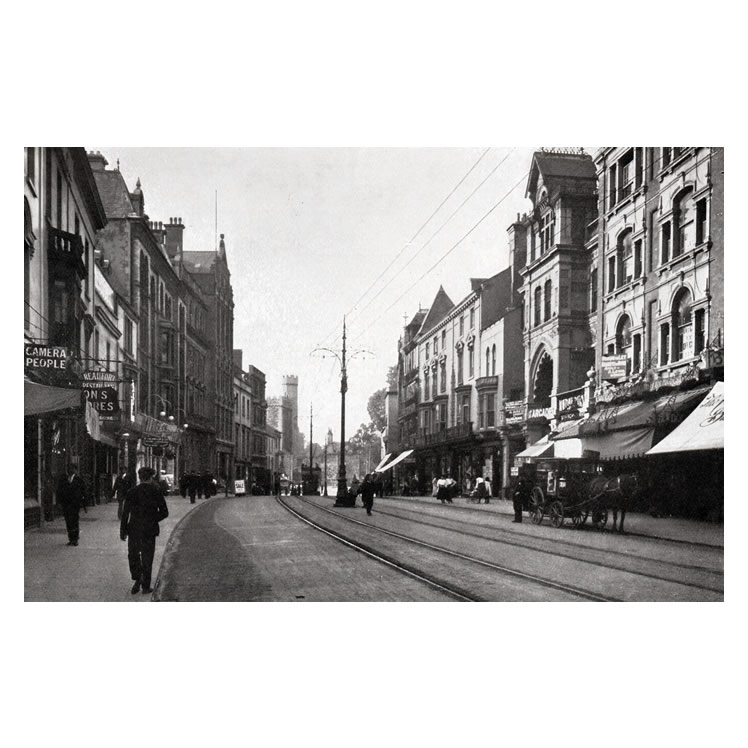 High Street from 107 Views of Cardiff and District