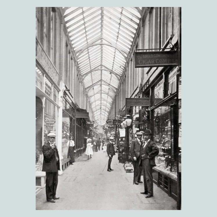 Royal Arcade from 107 Views of Cardiff and District