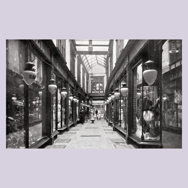Duke Street Arcade from 107 Views of Cardiff and District