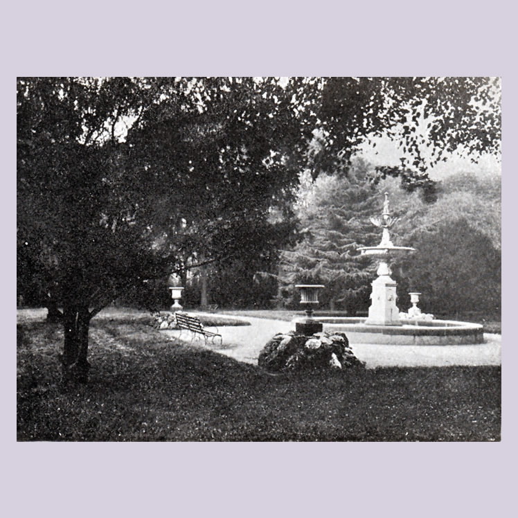 The Fountain, Sophia Gardens from 107 Views of Cardiff and District