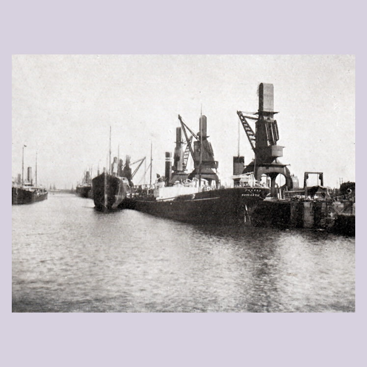 Coal Tips, Cardiff Docks from 107 Views of Cardiff and District