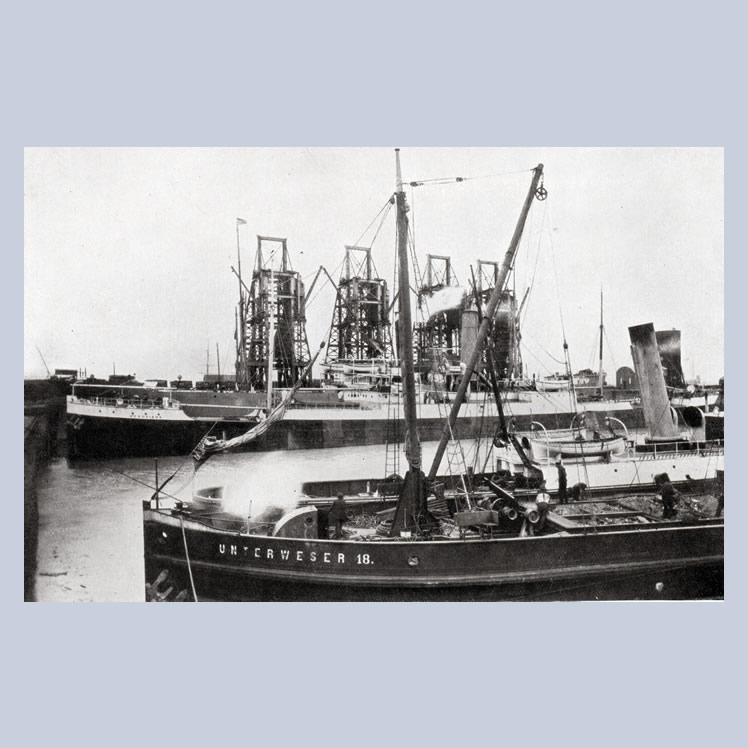 Penarth Docks from 107 Views of Cardiff and District