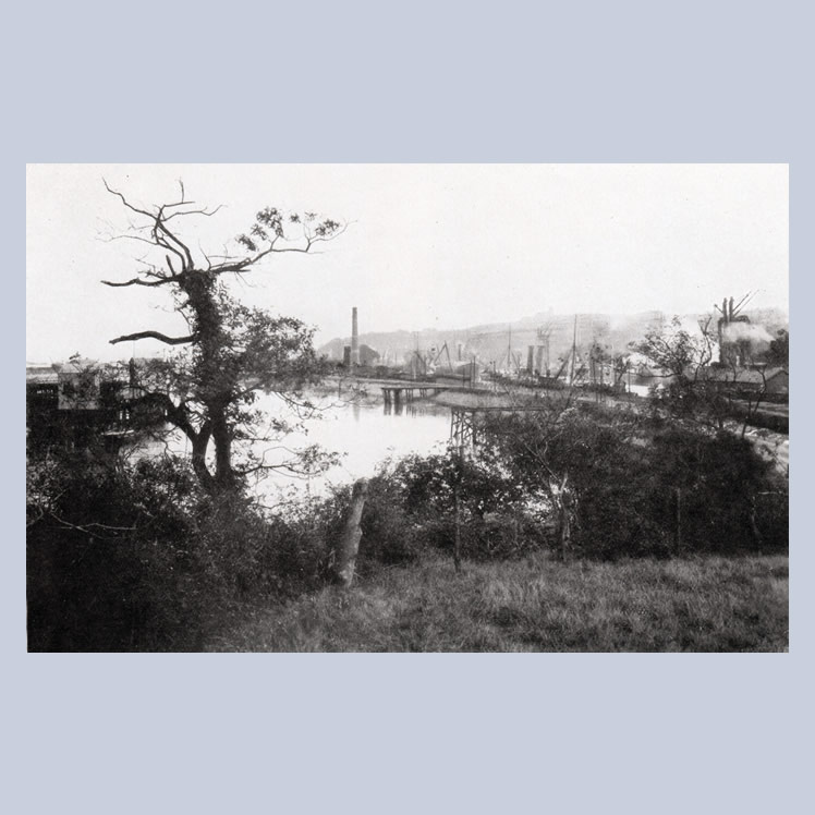 Distant View of Penarth and Docks from 107 Views of Cardiff and District