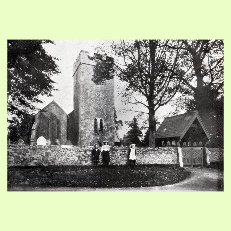 St. Fagan's Church and Lych Gate from 107 Views of Cardiff and District