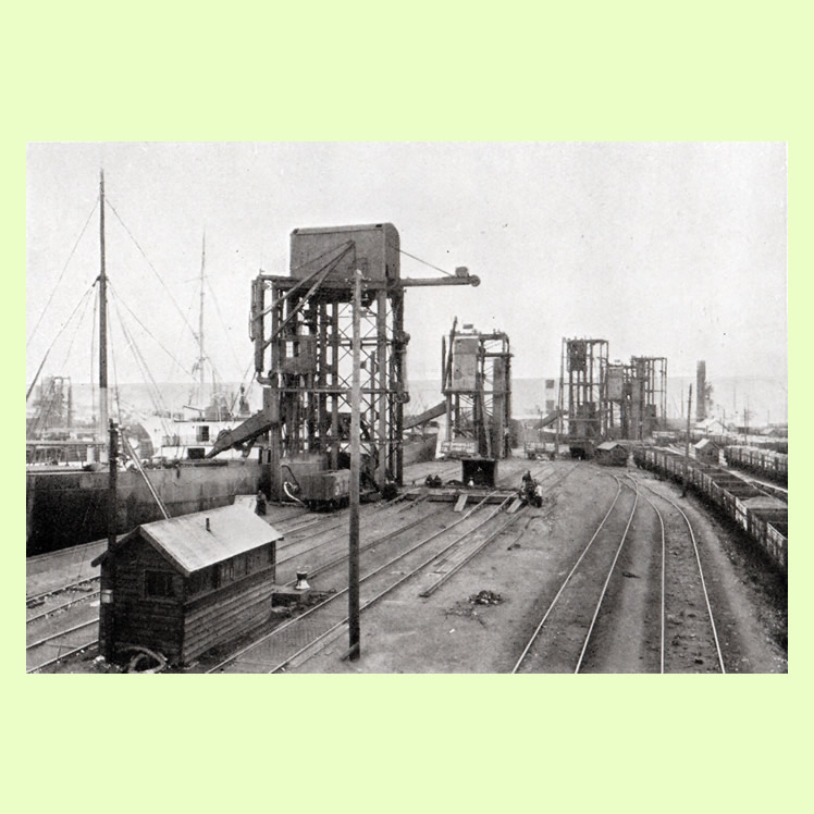 The Coal Tips, Barry Docks from 107 Views of Cardiff and District