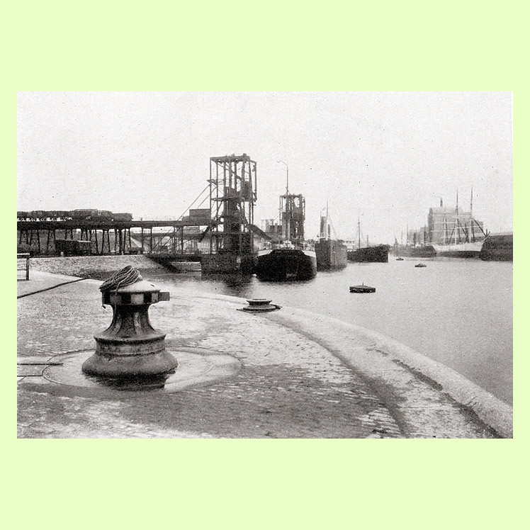 Barry New Docks from 107 Views of Cardiff and District