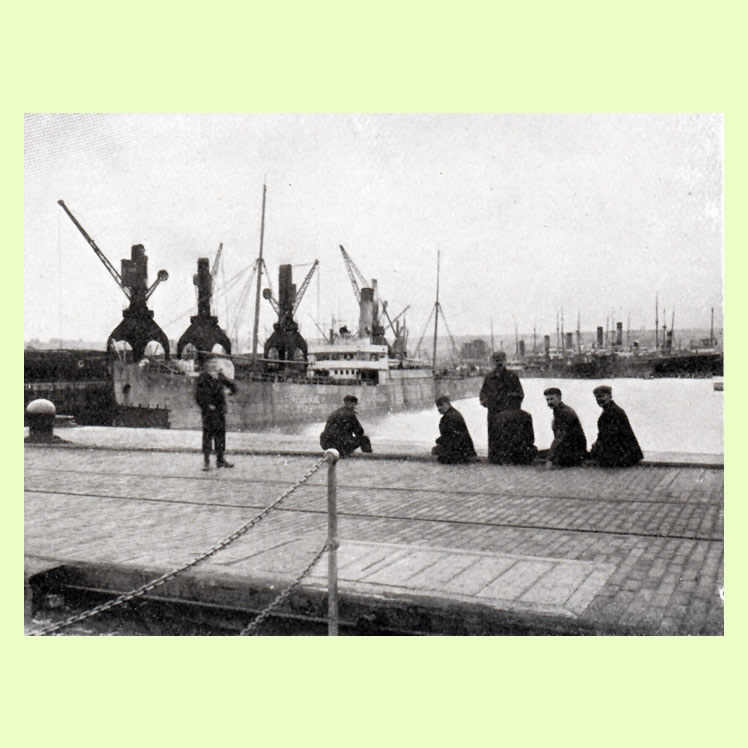 Barry Docks from 107 Views of Cardiff and District