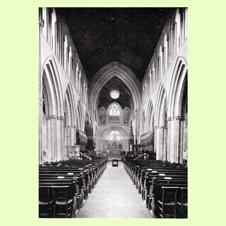Llandaff Cathedral from 107 Views of Cardiff and District