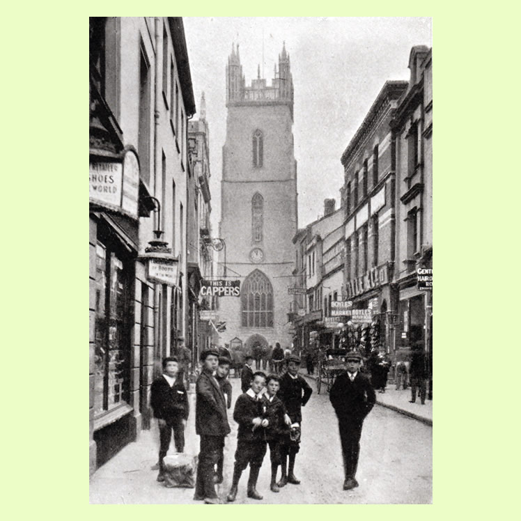 Church Street, Cardiff from 107 Views of Cardiff and District