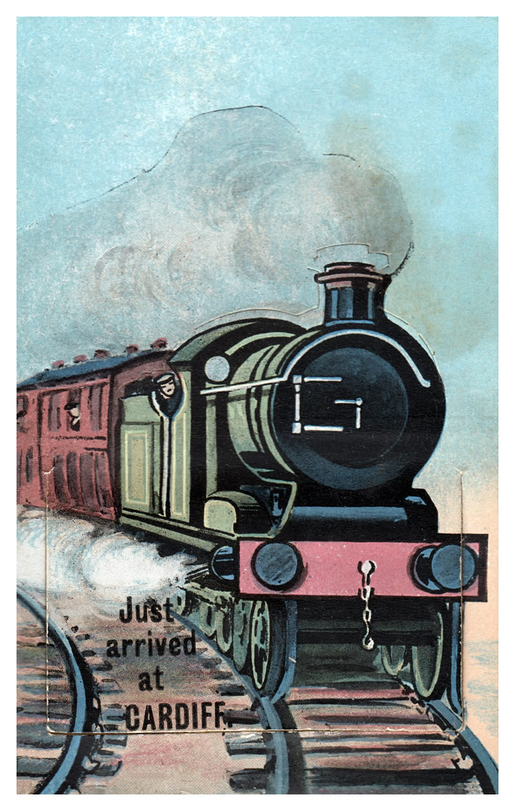 Just arrived in Cardiff - c.1917.