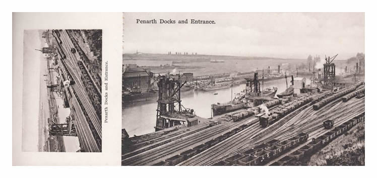 Penarth Docks and Entrance.