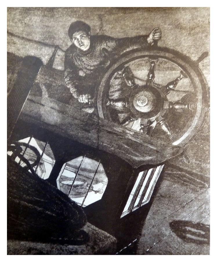 'Breakers Ahead' - drawn by L. Smythe.