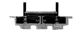 Fig. 8 - cross sectional view of canal bridge