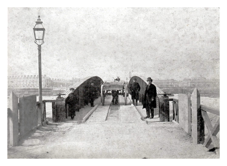 Swing Bridge over the River Taff