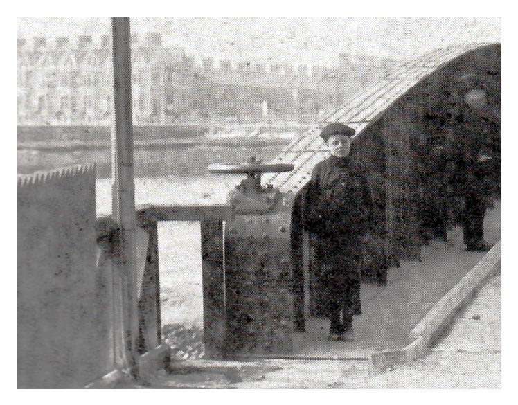 Swing Bridge over the River Taff - enlargement 1