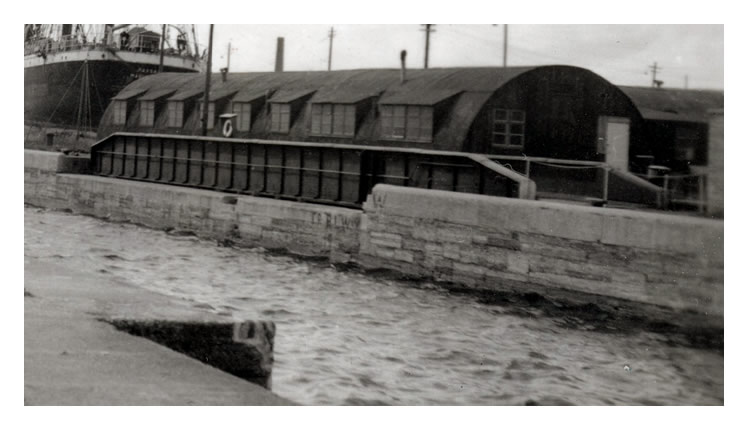 Penarth Dock Swing Bridge 1950