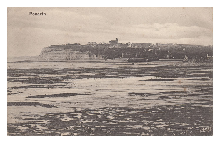 c.1900 - Penarth Head - a fine view from the Penarth Flats.