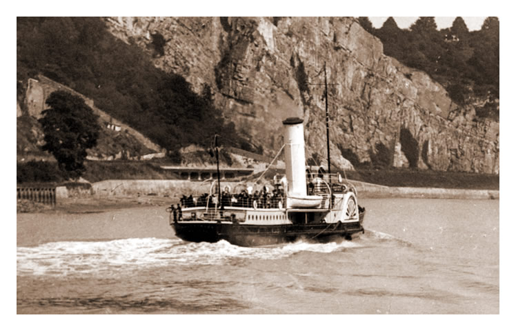 c.1900 - Penarth Head - a fine view from the Penarth Flats.