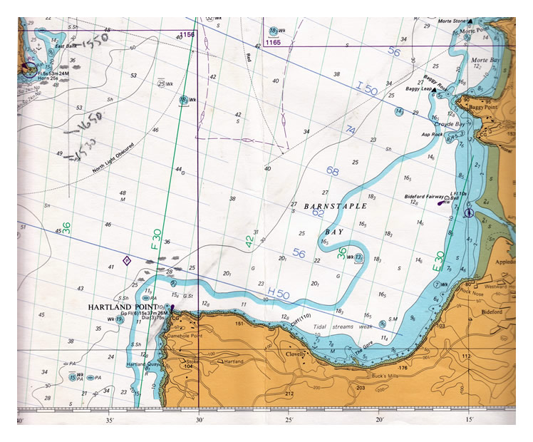 Hartland Point, Barnstaple Bay and Lundy Island.