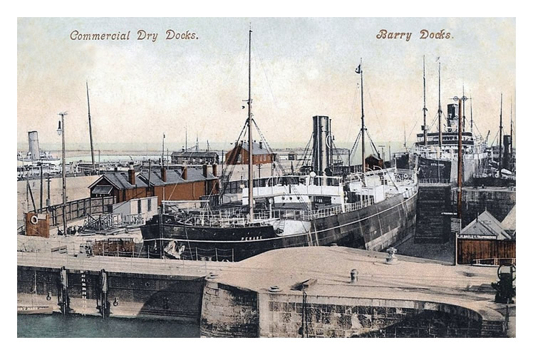 Commercial Dry Docks - Barry Docks.