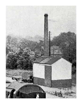 The chimney of the Gwalia Brickworks .