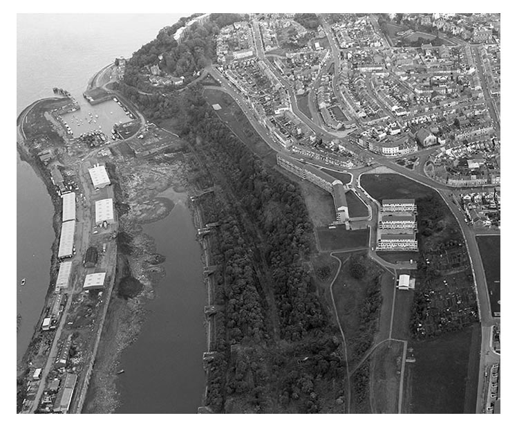 c.1969 view Penarth Dock