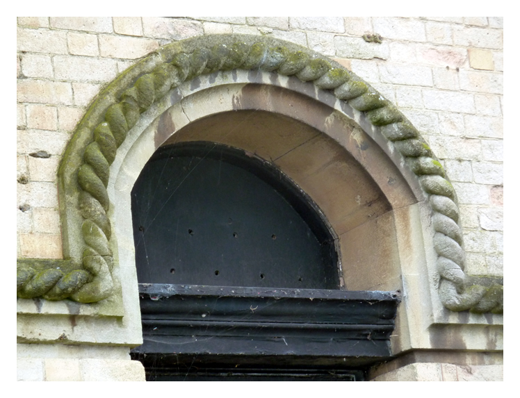 The fine architectural detail of the Mercantile Marine Office Building at Penarth Dock