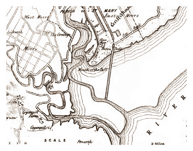 The Environs of Cardiff in 1840