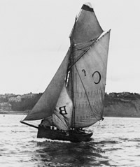 A pilot cutter off Penarth.