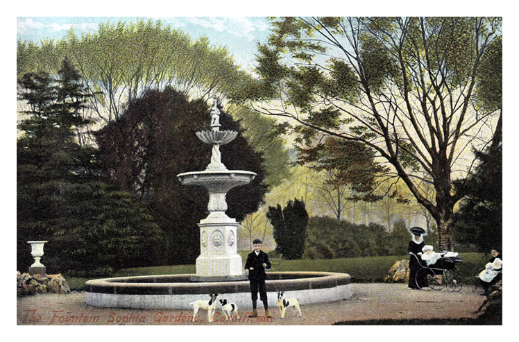The Fountain, Sophia Gardens, Cardiff.