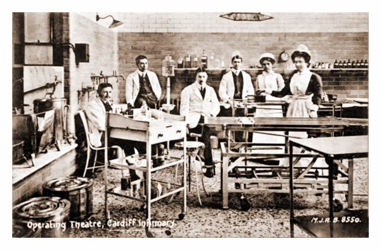 Operating Theatre, Cardiff Infirmary.