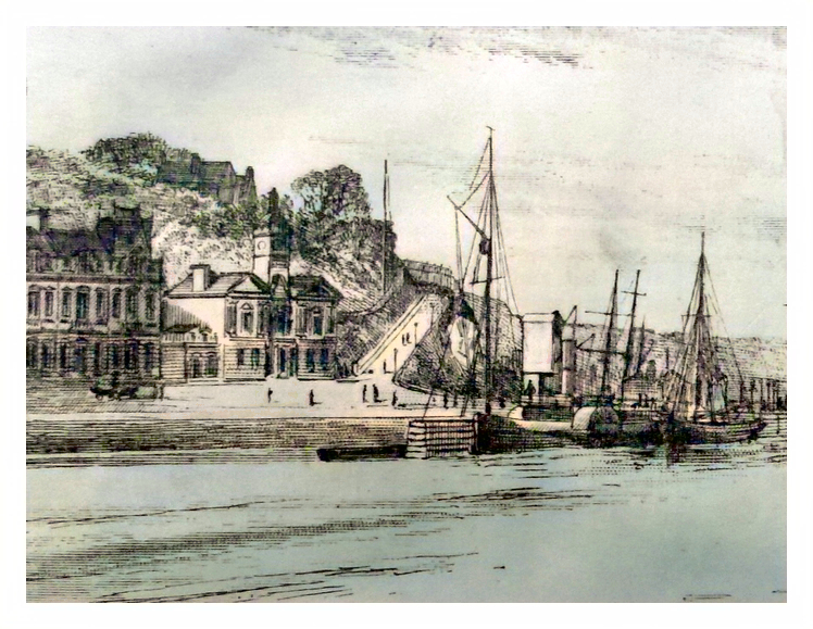 1886 : Entrance to Penarth Dock.