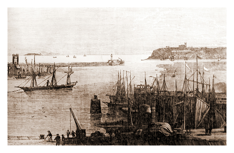 1886 : Penarth Roads.
