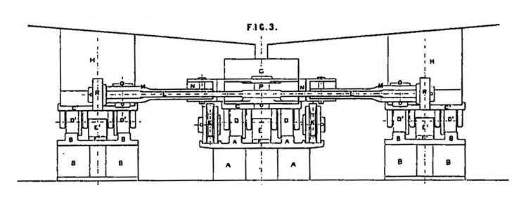 Description of Drawings : Sheet 2 : Figures 3 : A.D. 1881. Nov. 25. No. 5153.&nbsp;Thompson & Cooper's Specification.